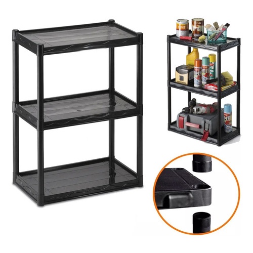 Estante Prateleira Modular Multiuso 3 Andares Organizadora