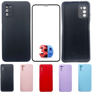 Kit Pelicula + Capa Silicone Veludo Compativel M14 5G