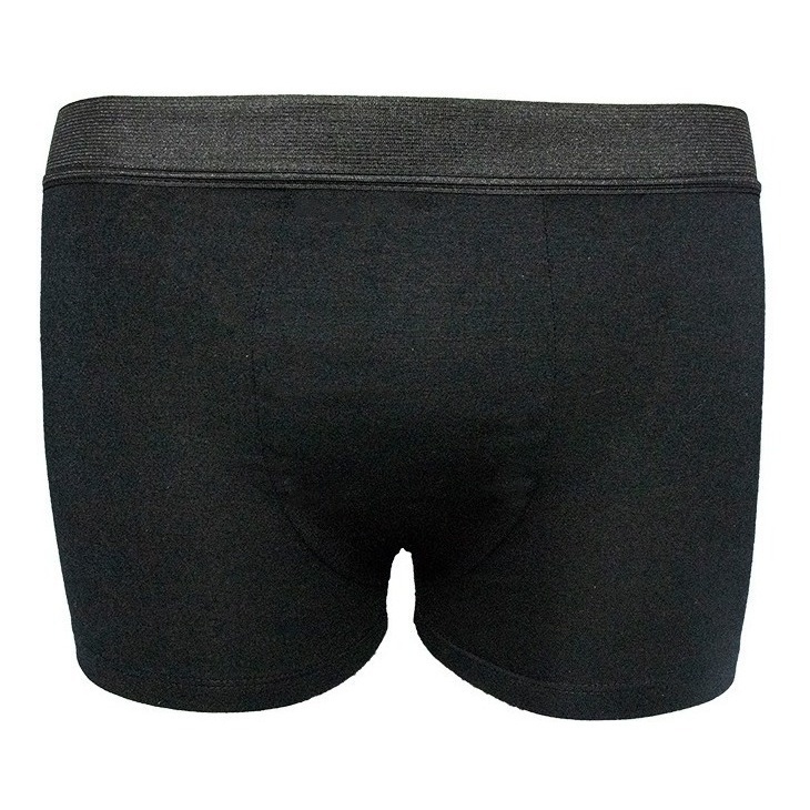 Cueca Boxer Algodão Cotton Preta Com Poliéster C5 - Men Clothes