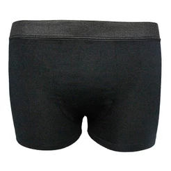 Cueca Boxer Algodão Cotton Preta C5