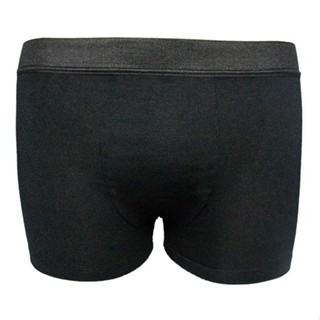 Cueca Boxer Algodão Cotton Preta Com Poliester C5