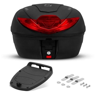 Baú Bauleto Moto Traseiro 35 Litros Smart Box 4 Universal Preto Lente Vermelha - Pro Tork BP-12 em Oferta na Shopee