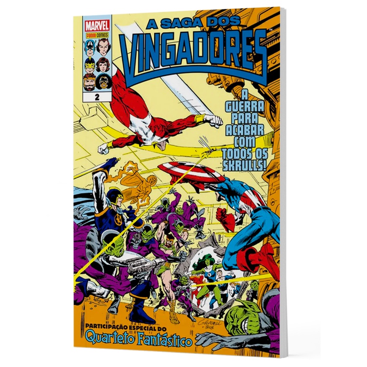 Livro - A Saga Dos Vingadores Vol.02 - Novo/Lacrado