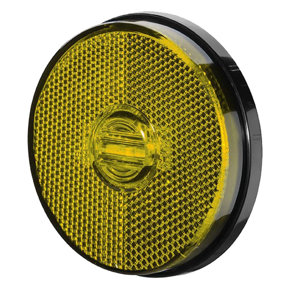 Lanterna Lateral Led 88mm Amarela P/ Caminhões 12V Sinalsul - Spare Parts and Accessories for Vehicles