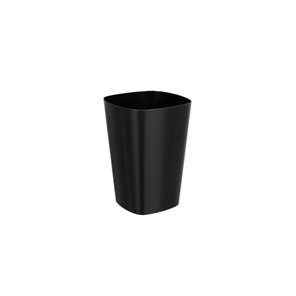 Lixeira sem Tampa Coza Square 5 Litros Preto em Oferta na Shopee