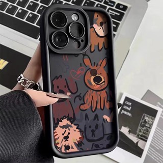 Capa Engraçada Para Cães De Grafite Samsung Galaxy A54 A14 A34 S23 FE A13 A23 A33 A53 A32 A52 A52S S23 S24 Ultra S22 Plus S21 S20