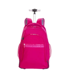 Mochila Carrinho Grande Paul Frank T03 - Dark Pink