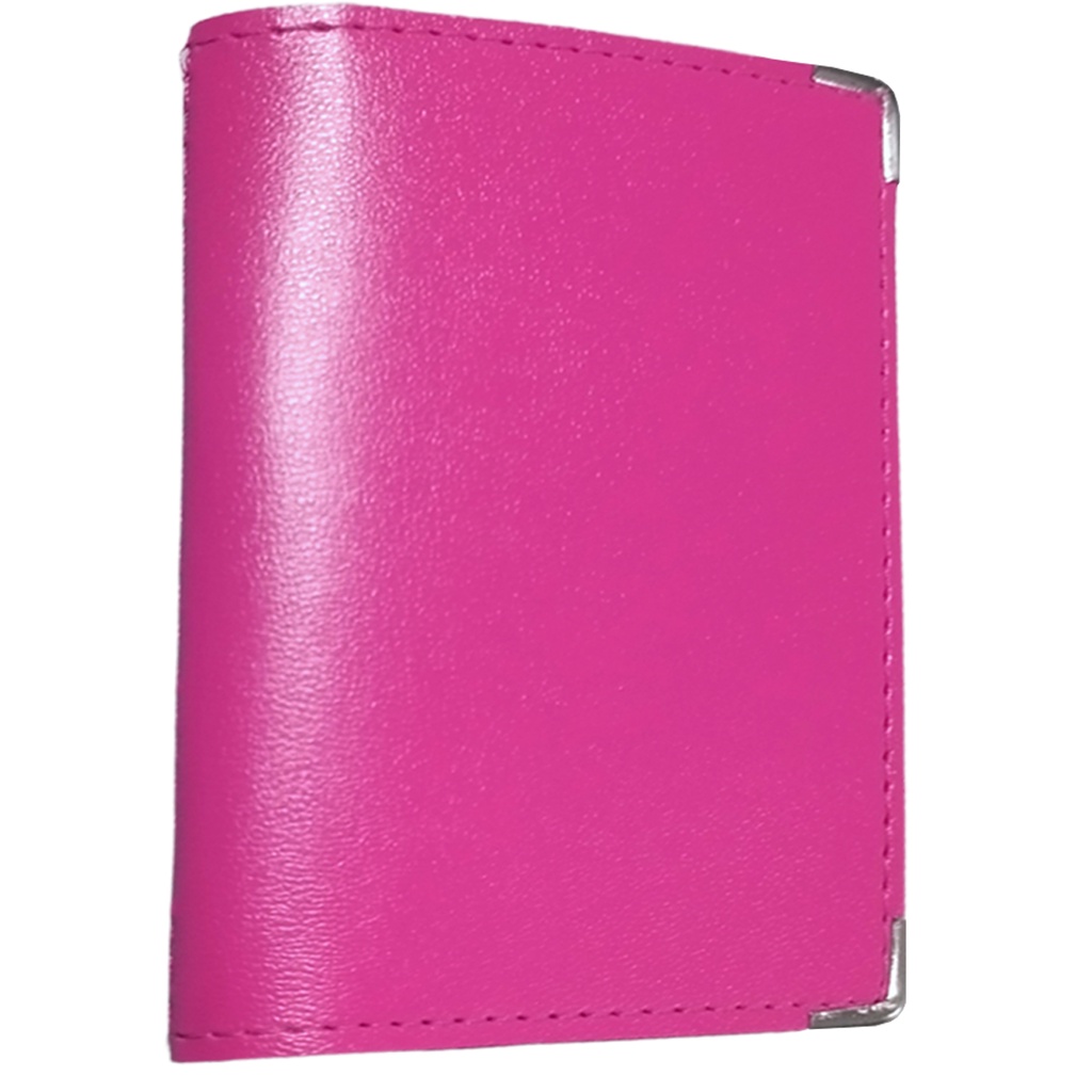 Carteira Porta Documentos Carro Moto Couro Cor Rosa Feminina