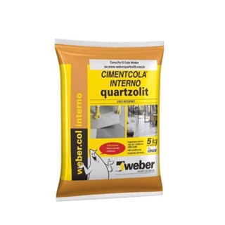 Argamassa AC-I Uso Interno (Saco 5kg) - WEBER QUARTZOLIT em Oferta na Shopee