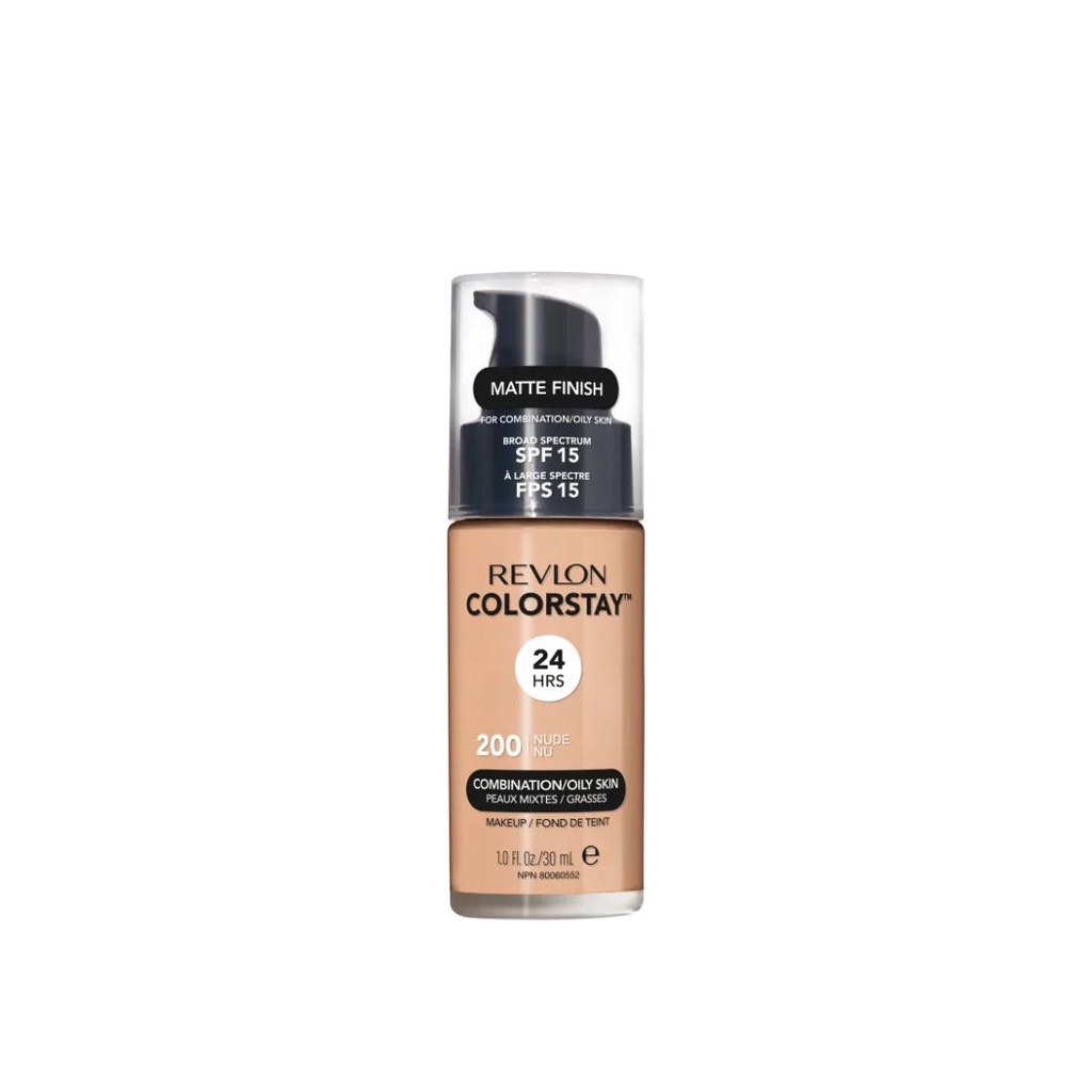 Revlon Colorstay 24horas Fps15 200 Nude - Base Líquida 30ml em Oferta na Shopee