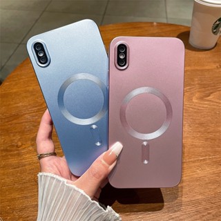 Estojo Telefônico De silicone Magnético Eletroplatado De Luxo Adequado Para iPhone Xs Max X Xr 11 Pro
