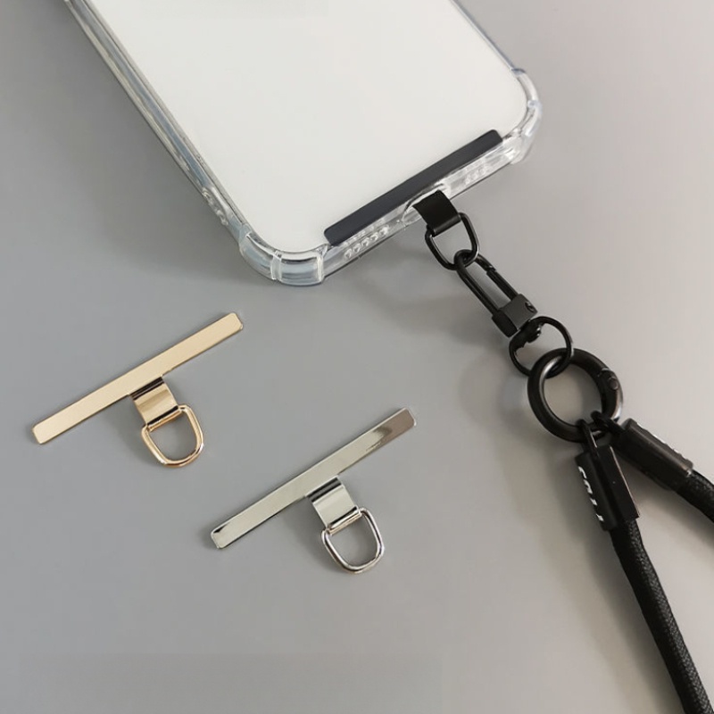 [PYDM] Conexão metálica de alta qualidade para telefone celular Lanyard Metal Clip Hook Boutique de gancho de Metal para telefone celular durável Patch de gaxeta fixa