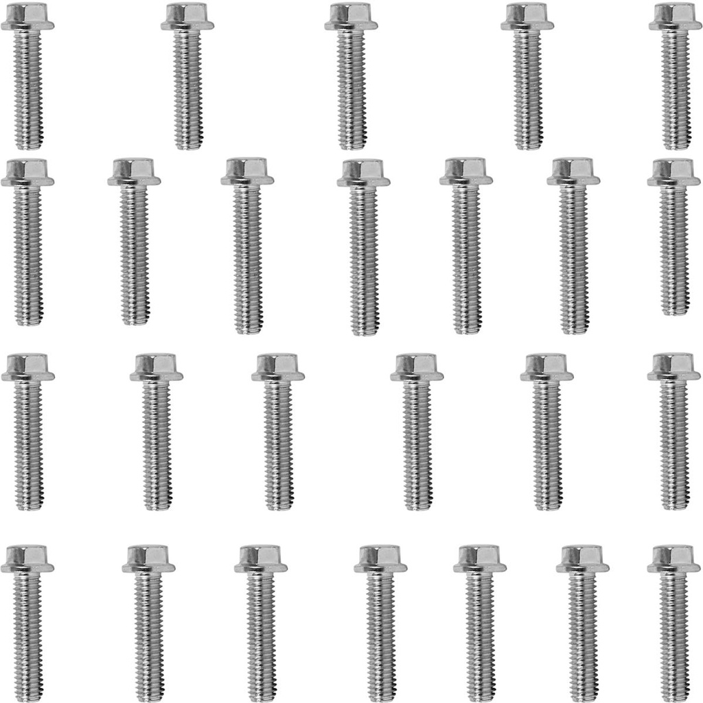 Kit parafusos zincados tampa motor lateral esquerda+direita XLX350R XLX 350R 1987 a 1991