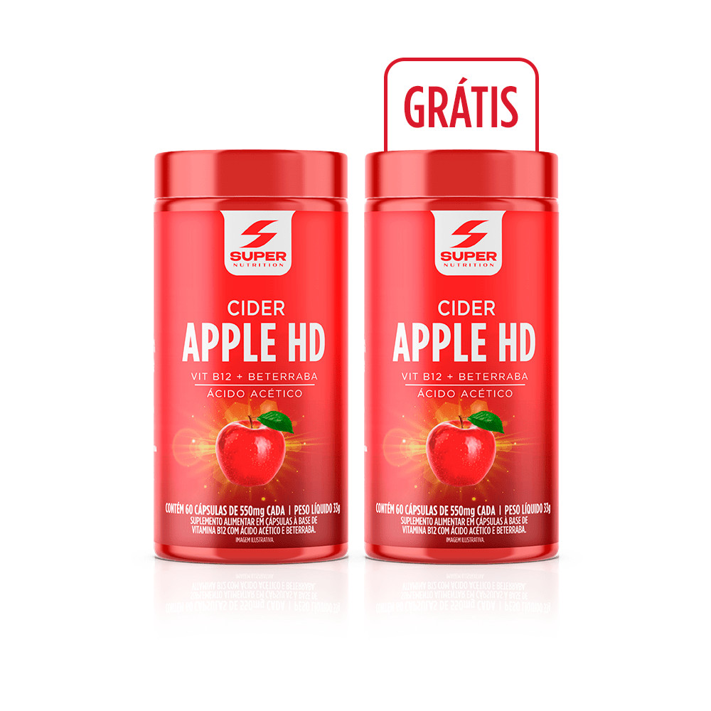 Kit 02 Super Apple Cider HD (60 cápsulas) - Health