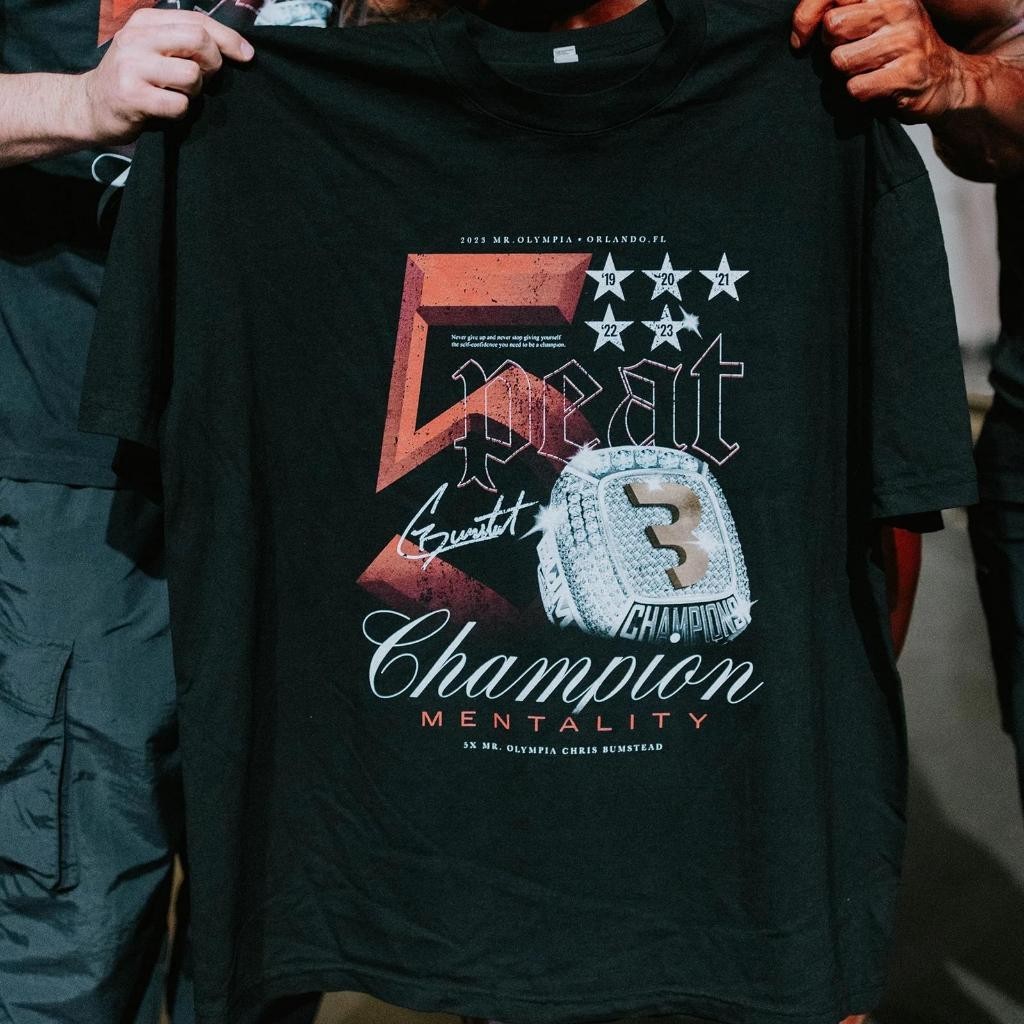 Camiseta Oversized Treino Academia Grande Musculação Algodão 5 Peat Mentalidade De Campeão Casual