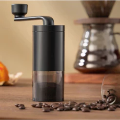 Moedor de Café Manual com Ajuste de Moagem Grosso e Fino - Manivela Prática e Portátil