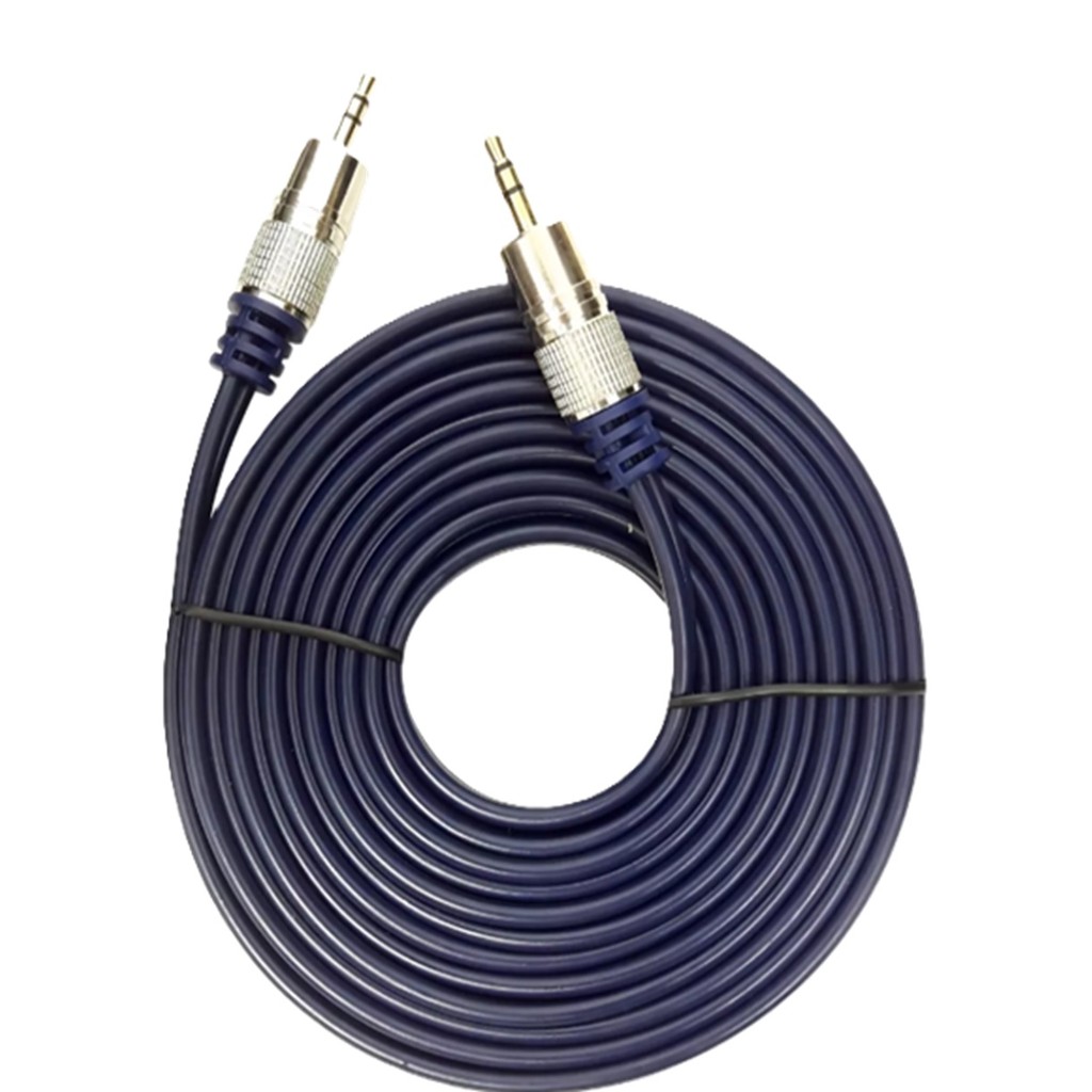 Cabo P2 + P2 ST Metal Profissional - Cabo Azul - 2m de Alta Qualidade em Oferta na Shopee