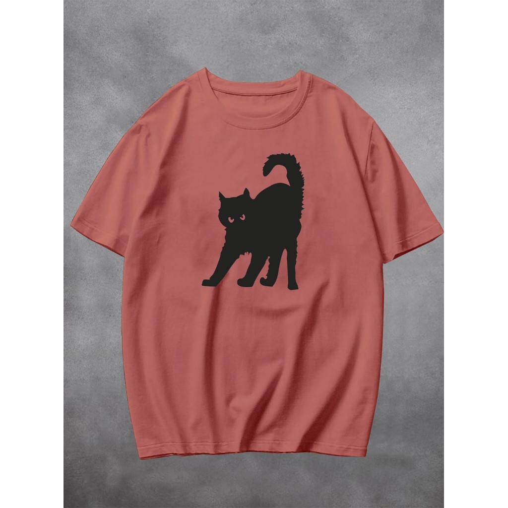 Camiseta Medroso Espantado Blusa Medo Assustado Camisa  T Shirt Estampa Bordado Oversized Academia