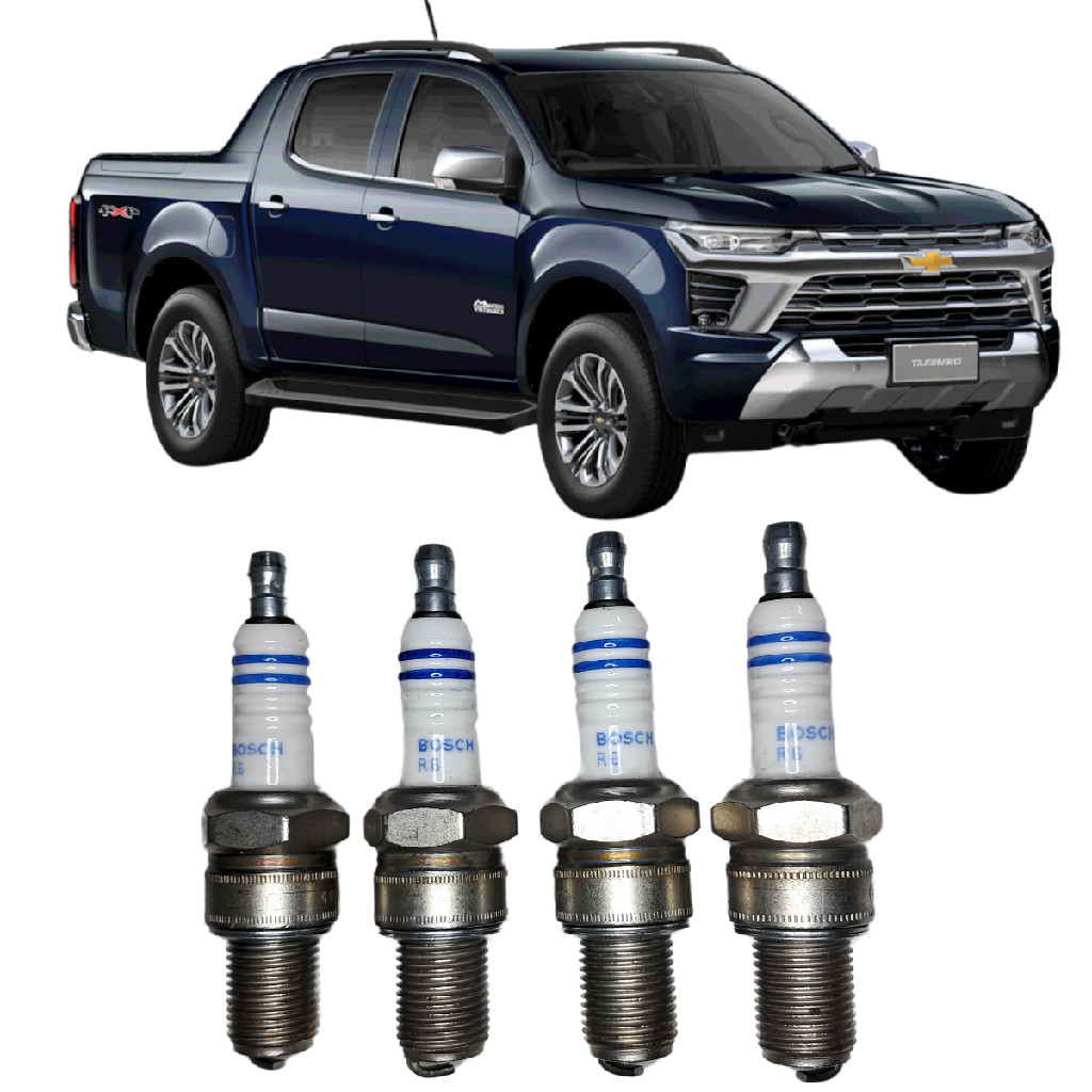 Vela De Ignição Bosch Chevrolet S10 1.0 Flex 2009 a 2011