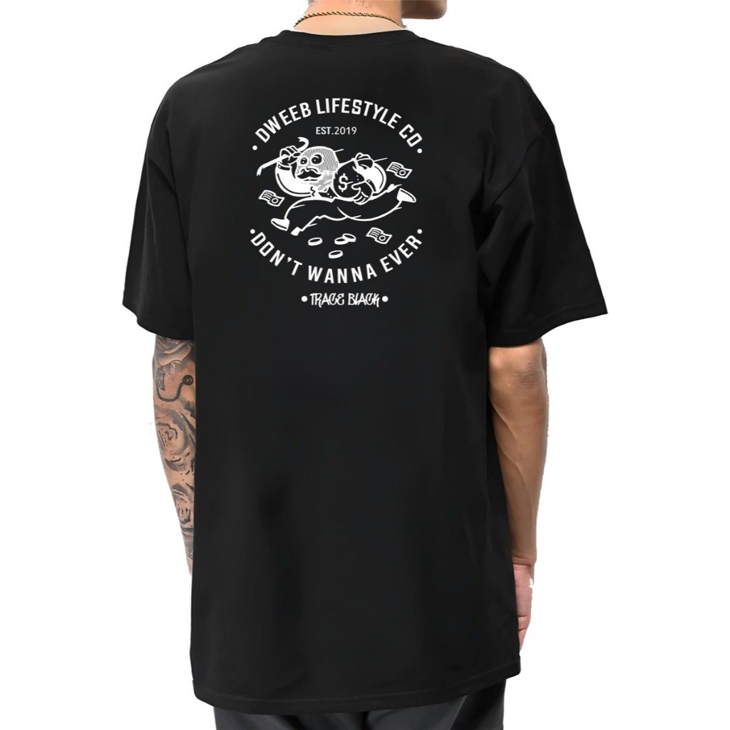 Camisas Camiseta Masculina Oversized Camisa Streetwear Trace Lifestyle 100% Algodão