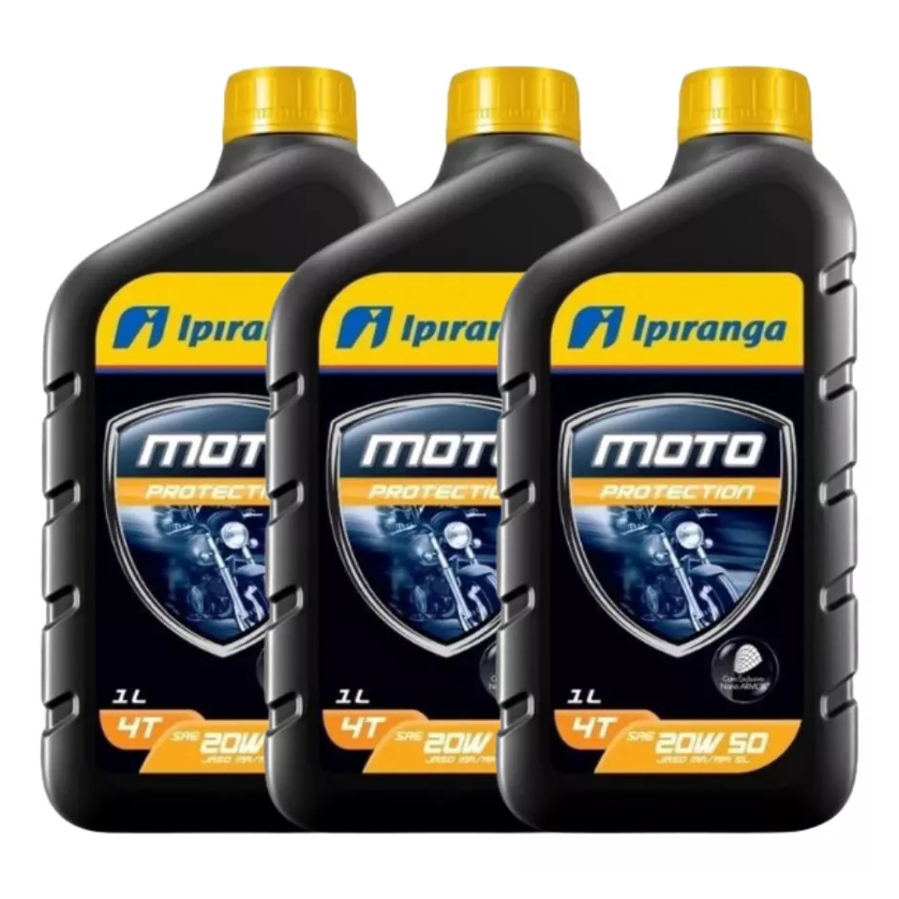 KIT 3 OLEO IPIRANGA 4T 20W50 SL MINERAL em Oferta na Shopee