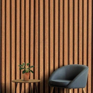 Papel De Parede Moderno Ripa De Madeira Realista em Oferta na Shopee