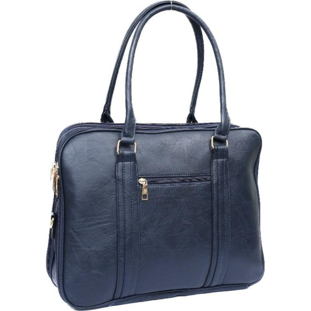 Bolsa Pasta Executiva Maleta Couro Sintético Com Alça Comprida Para Carregar Notebook E Documentos T801 AMY