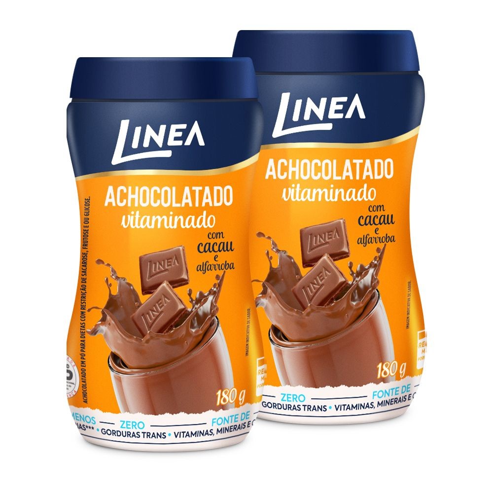 Kit 2 Achocolatados em Pó Linea de 180g
