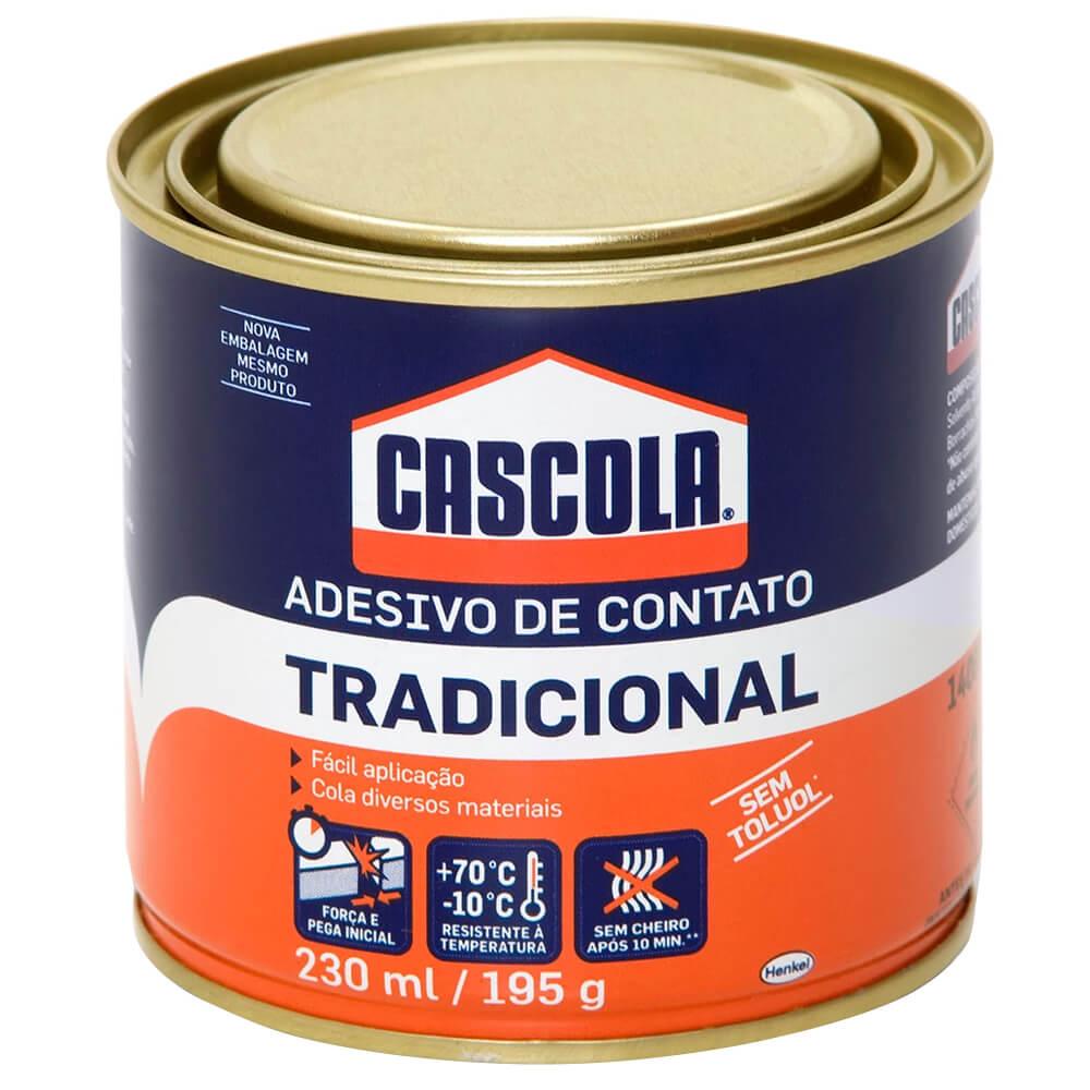 Adesivo Contato Cola Cascola Lata 195g Loctite em Oferta na Shopee