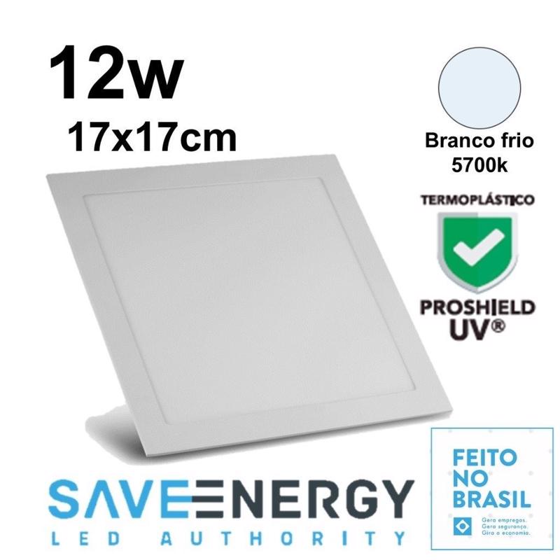 Luminaria De Embutir 17cm 12w 5700k 1000lm Saveenergy
