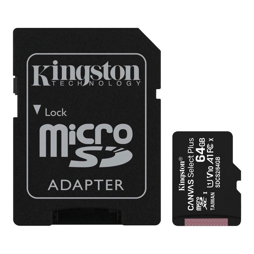 Cartão De Memória Microsd 64gb + Adaptador Canvas Kingston custo-benefício custo-benefício