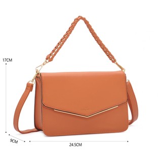 Bolsa feminina Versátil crossbody um ombro saco duplo
