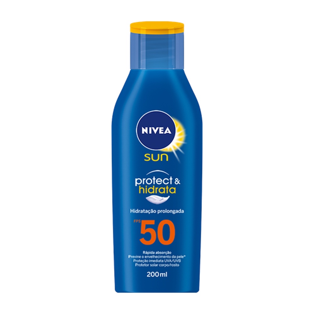 Protetor Solar Nivea Sun Protect & Hidrata FPS 50 200ml