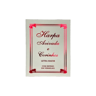 Harpa Avivada e Corinhos | Pequena | Letra Média | Brochura | Tradicional Branca em Oferta na Shopee
