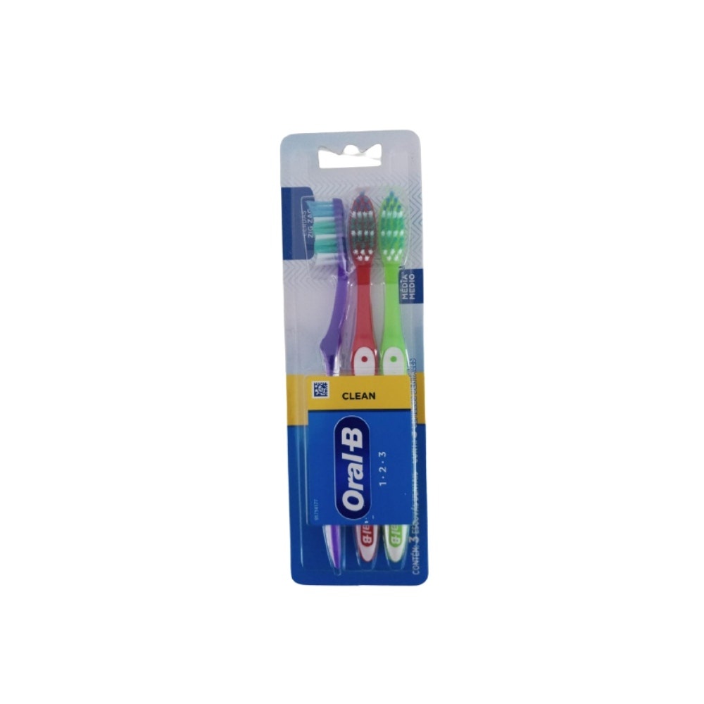 Escova Dental Oral B 123 Lv3 Pg2 - Health