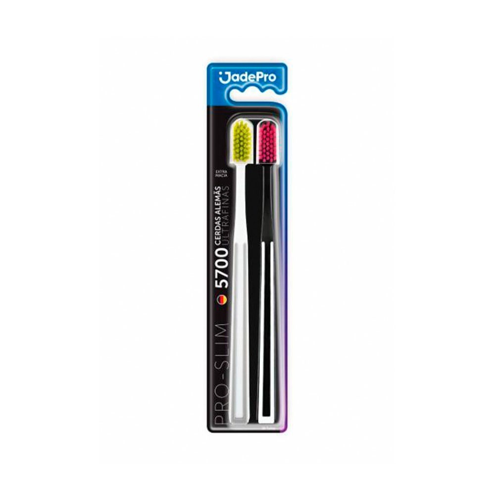 Escova Dental Jadepro Pro Slim c/2un em Oferta na Shopee