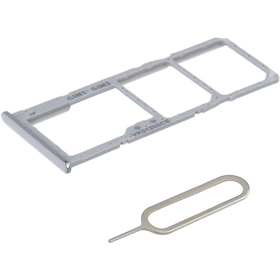 Bandeja Gaveta Chip + Chavinha Para Galaxy A21 A215 Branco