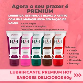 Lubrificante Íntimo Beijável Hot Premium 8G - La Pimienta