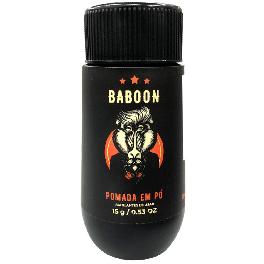 Pomada em Pó Matte Alta Fixação / Efeito Seco 15g Baboon