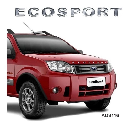 Adesivo Emblema Letreiro Capô Ecosport Cromado 2003 A 2010 em Oferta na Shopee