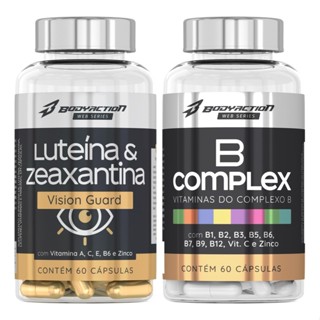 Luteína e Zeaxantina 60 Caps + Vitaminas do Complexo B 60 Caps