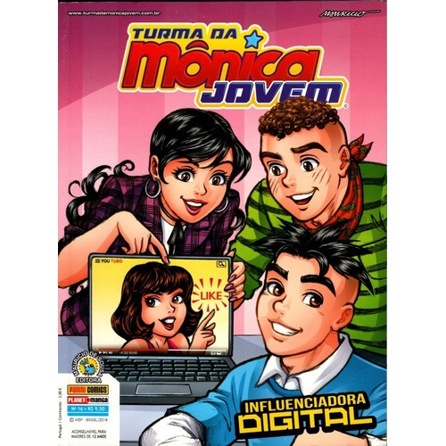Revista Turma Da Mônica Jovem - Influenciadora Dig. N° 16