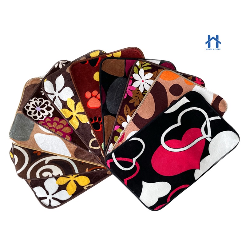 Tapete Capacho Estampado para Porta ou Banheiro 60x40cm Alta Suavidade e Qualidade Colorido
