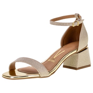 Sandália Feminina Salto Grosso Vizzano - 6428104 em Oferta na Shopee