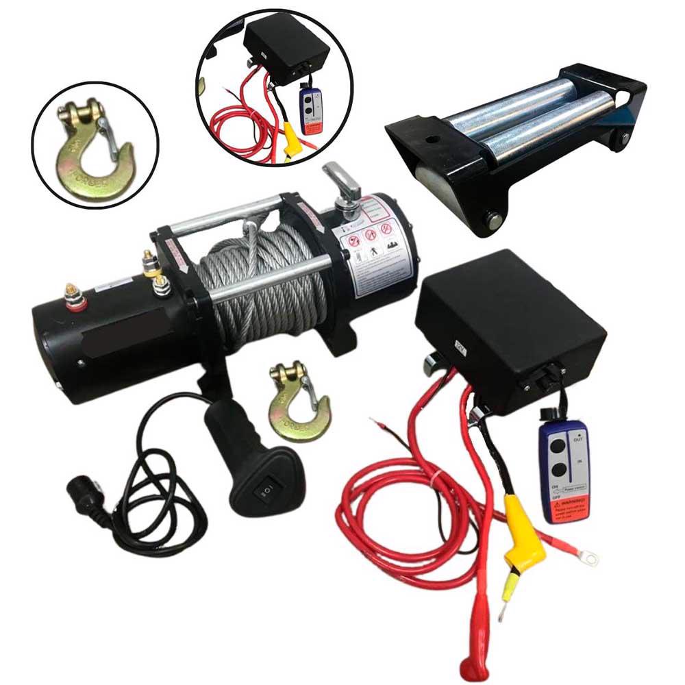 Guincho Elétrico com Cabo 26m 12000LBS 5443kg IMPORTWAY em Oferta na Shopee