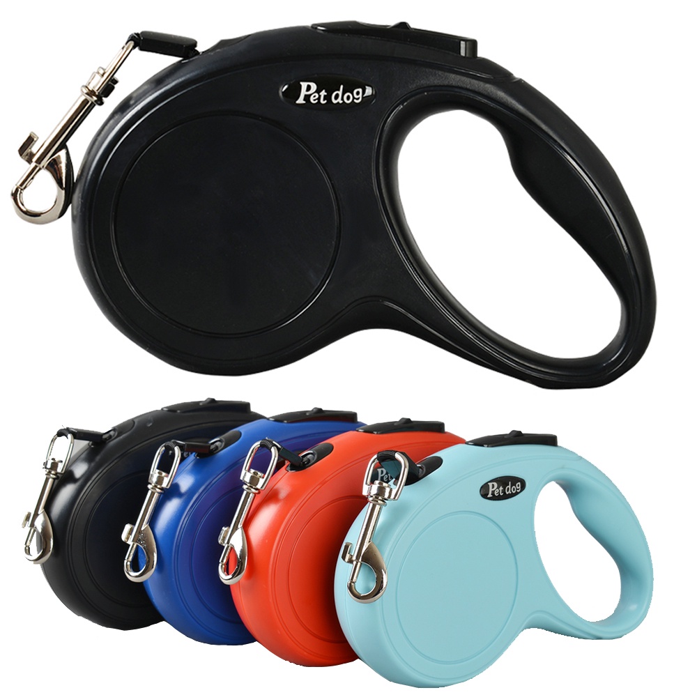 Coleira Retrátil Para Cachorro Pet Pequeno Guia Retratil Para Cães Ajustável 3M Passeio Reforçado Gato Animais