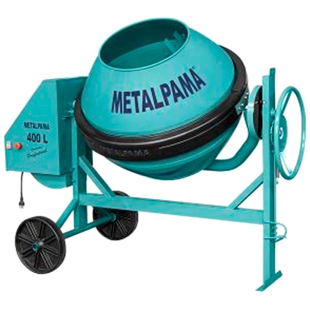 Betoneira 400 Litros Bivolt 110/220V Potência 2CV Monofásico - Metalpama em Oferta na Shopee