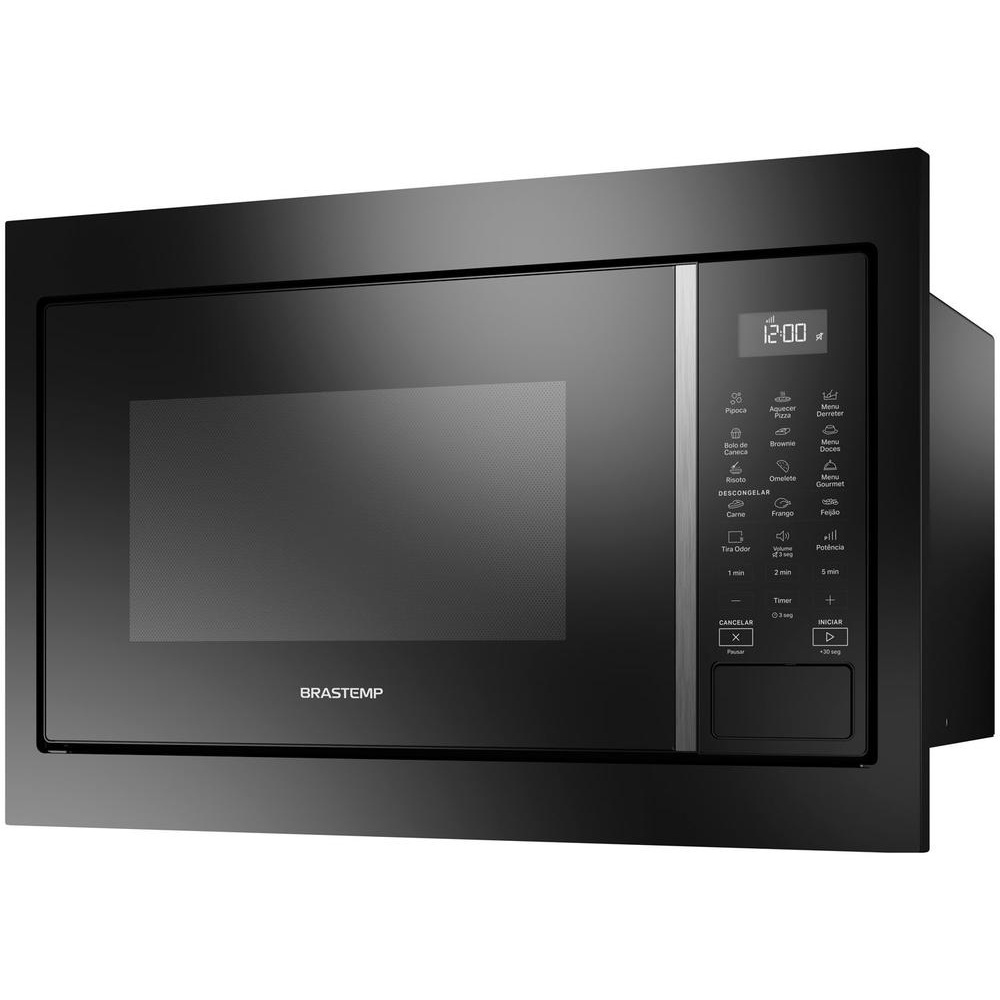 Micro-ondas Brastemp 32L de Embutir Preto - BM146