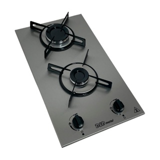 Fogão Cooktop Gás 2 bocas inox acendimento automático em Oferta na Shopee