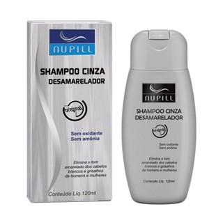 Shampoo Nupill Cinza Desamarelador 120ml